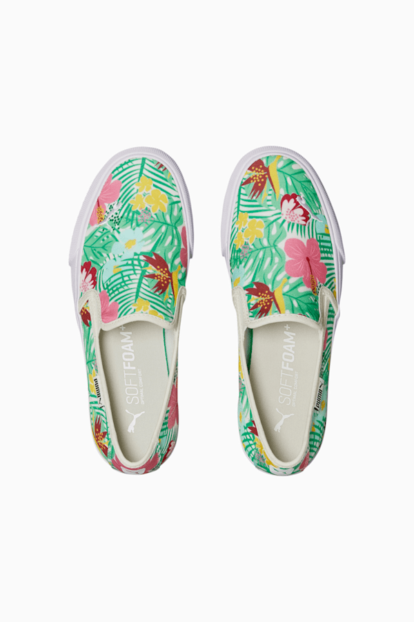 Puma slip ons green women on sale