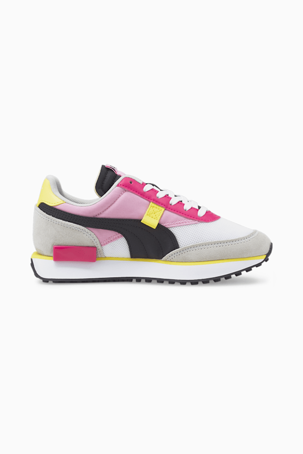 Future Rider Splash Youth Trainers, Puma White-PRISM PINK, extralarge