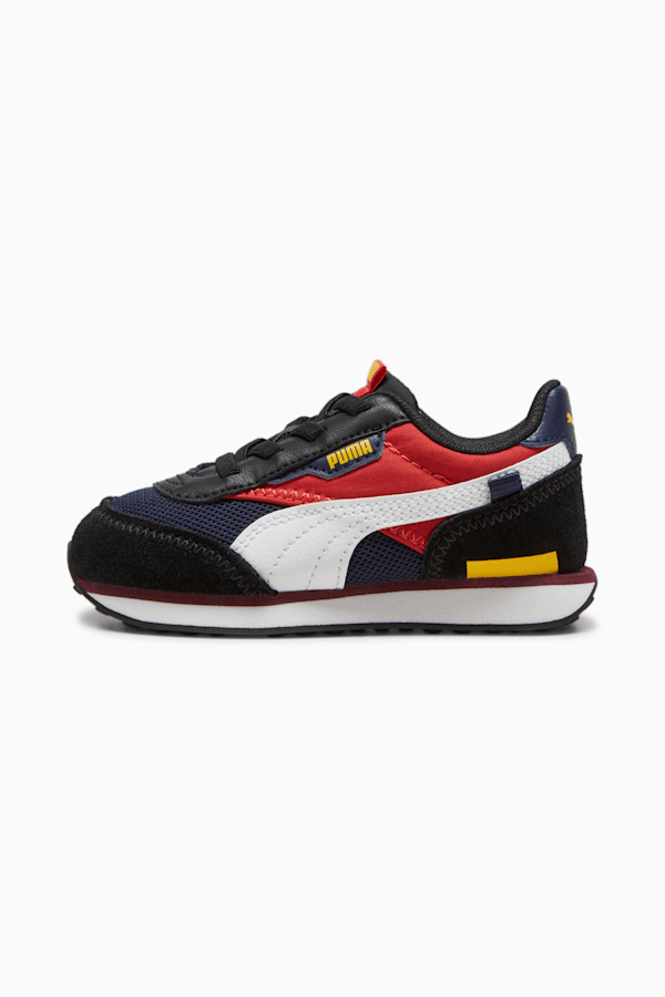 Future Rider Splash AC Babies' Trainers, PUMA Navy-For All Time Red, extralarge