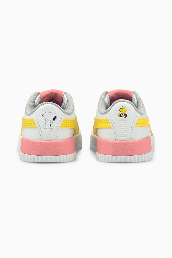 PUMA x PEANUTS Carina Toddler Sneakers, Puma White-Maize, extralarge