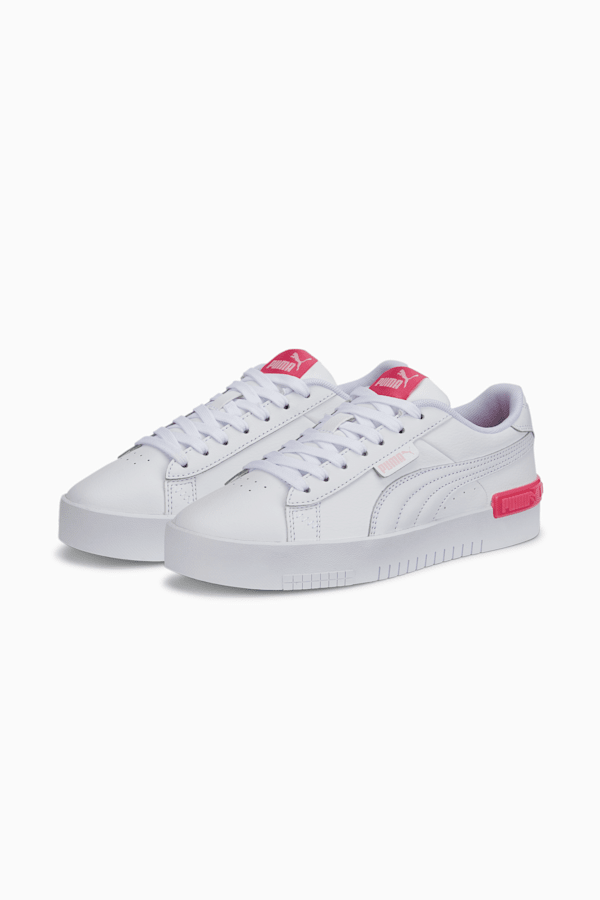 Jada Youth Trainers, Puma White-Puma White-Almond Blossom-Sunset Pink, extralarge-GBR