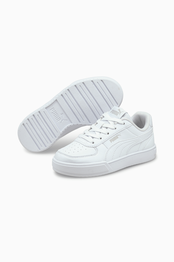 Caven Kids' Trainers, Puma White-Puma White-Gray Violet, extralarge