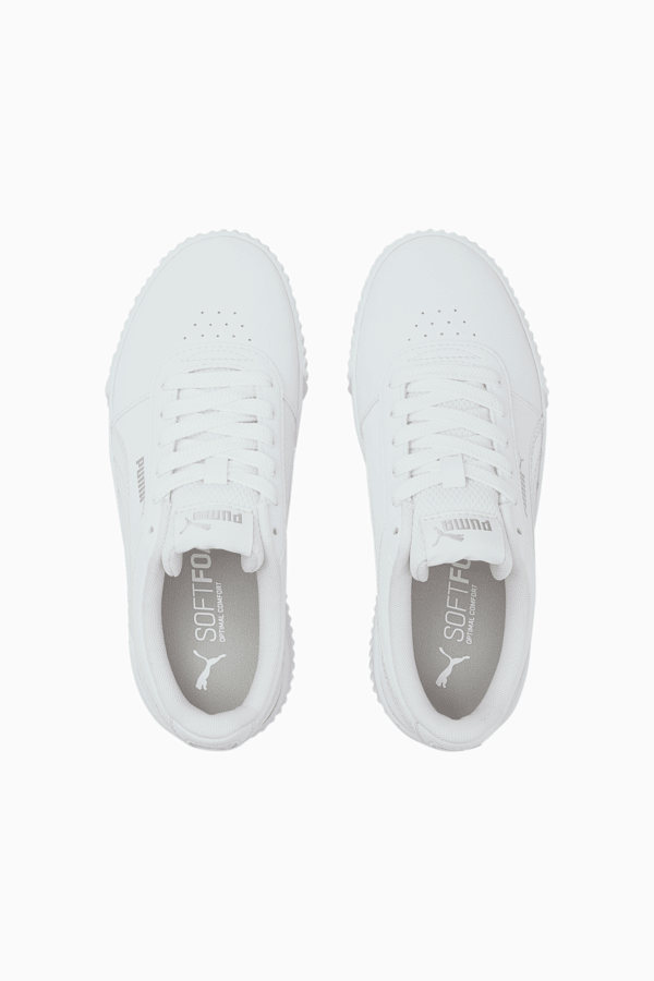 Carina Holo Sneakers Big Kids, Puma White-Puma Silver, extralarge