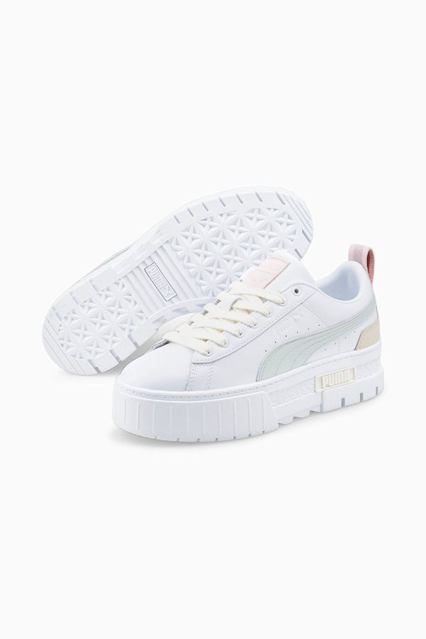 Mayze Luxe Women's Trainers, Puma White-Pristine, extralarge