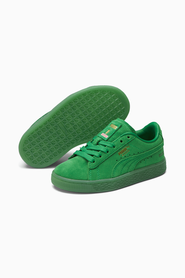 Green sneakers kids sale