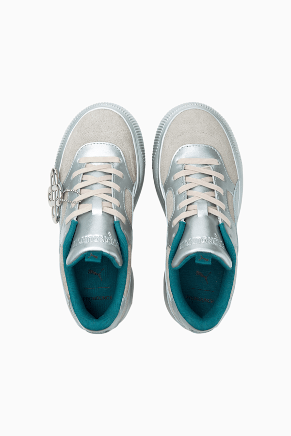 PUMA x PRONOUNCE Suede Mayu 2 Women's Sneakers, Puma Silver-Ultra Violet, extralarge