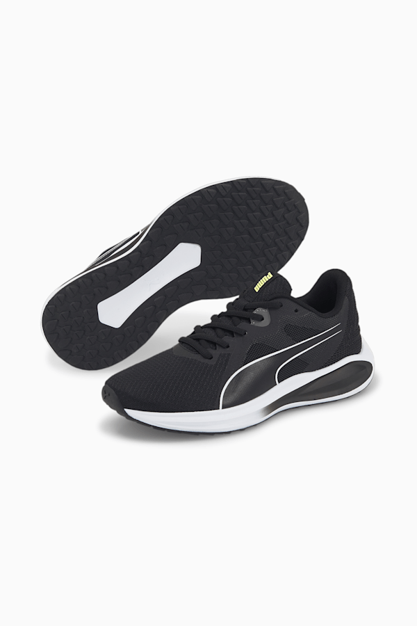 Twitch Runner Youth Trainers, Puma Black-Puma White, extralarge