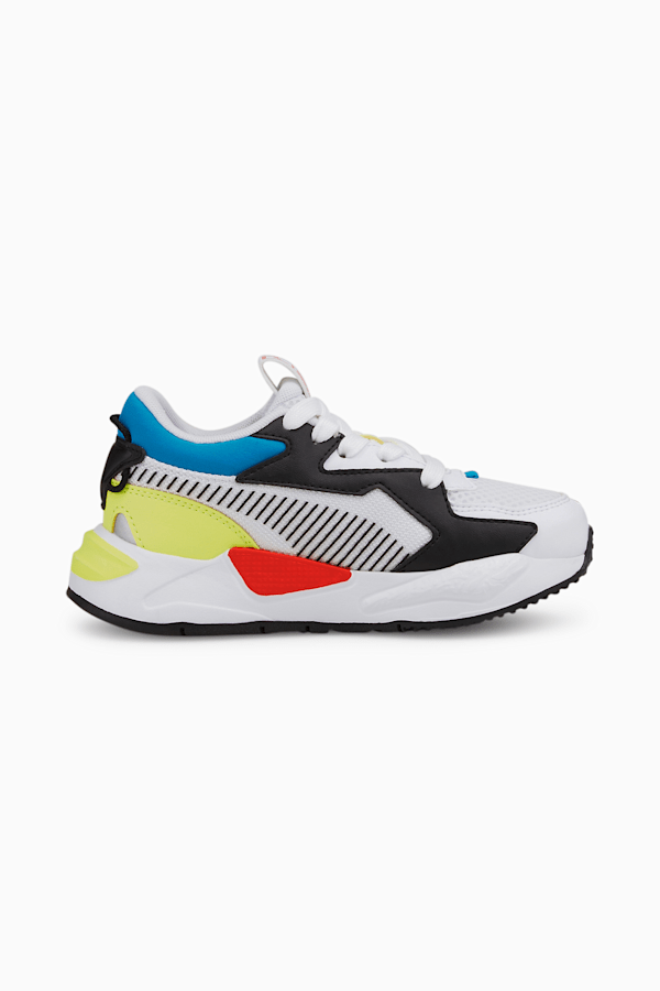 RS-Z Core Kids' Trainers, Puma White-Puma Black-Yellow Alert, extralarge-GBR