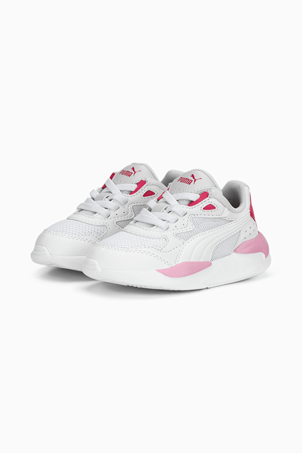 X-Ray Speed AC Babies' Trainers, PUMA White-Glowing Pink-Lilac Chiffon, extralarge-GBR