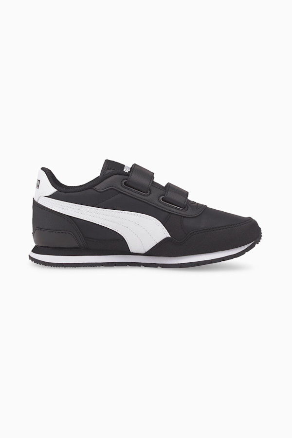 Kids black puma shoes deals