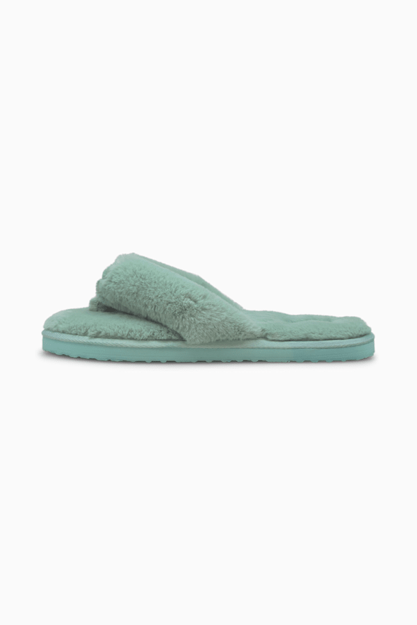 Furry flip flops puma cheap