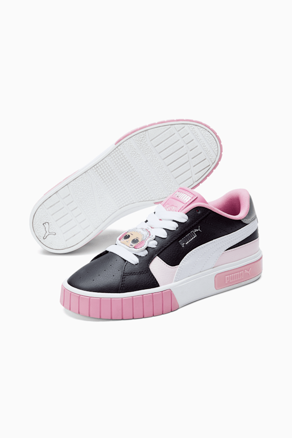Puma cali online black and pink