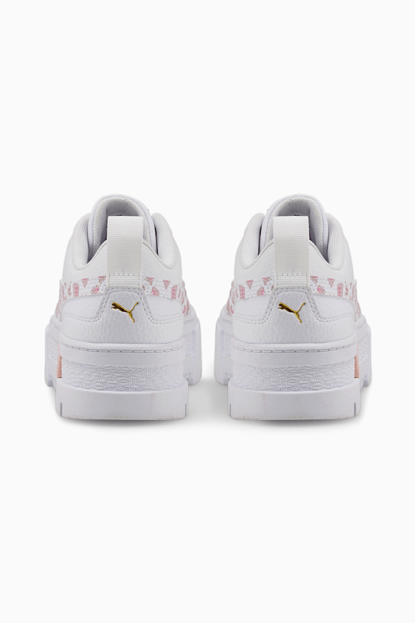 Mayze Wild Youth Trainers, Puma White-PRISM PINK, extralarge