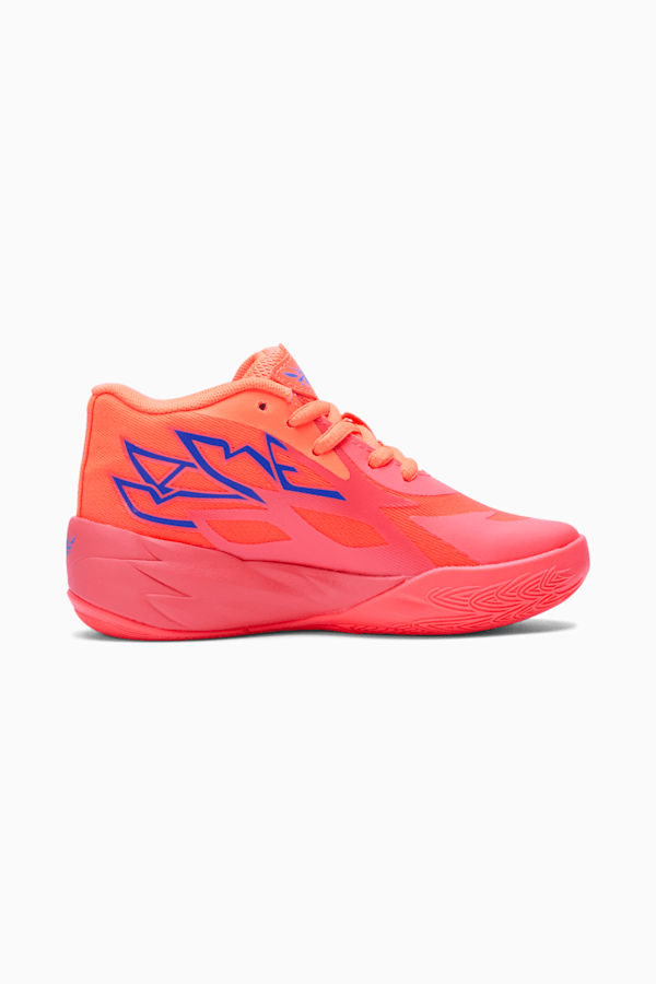 MB.02 Supernova Basketball Shoes Kids, Fiery Coral-Ultra Orange, extralarge-GBR