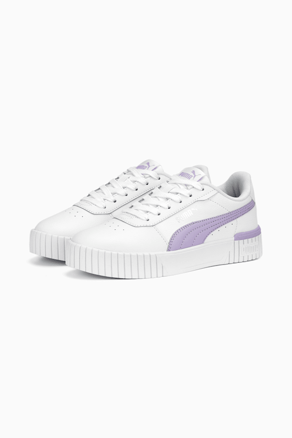 Carina 2.0 Sneakers Youth, PUMA White-Vivid Violet-PUMA Silver, extralarge-GBR