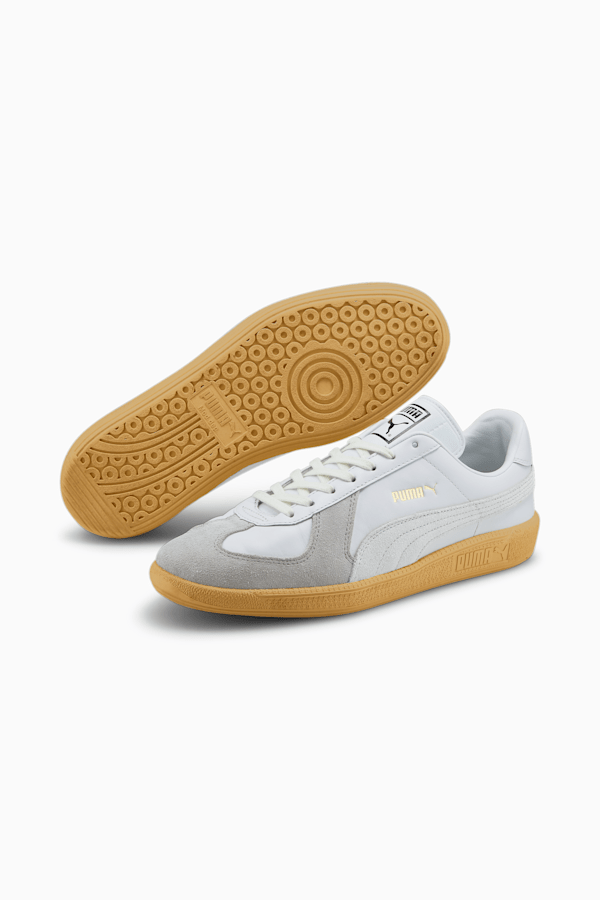 Army Trainer Sneakers, PUMA White-Feather Gray, extralarge-GBR