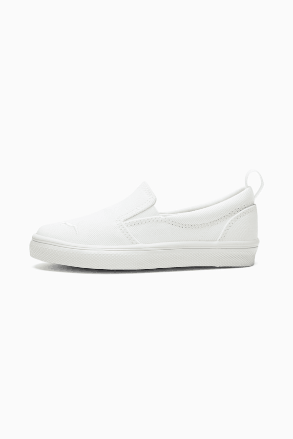 Kids white slip on top