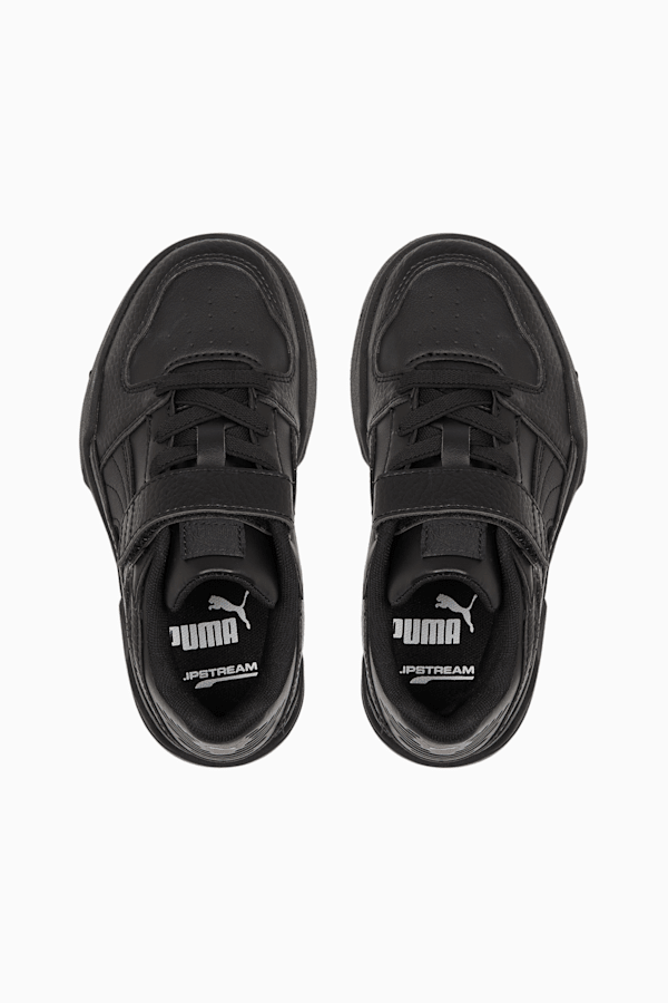 Slipstream Leather Alternative Closure Sneakers Kids, Puma Black-Puma Black, extralarge-GBR