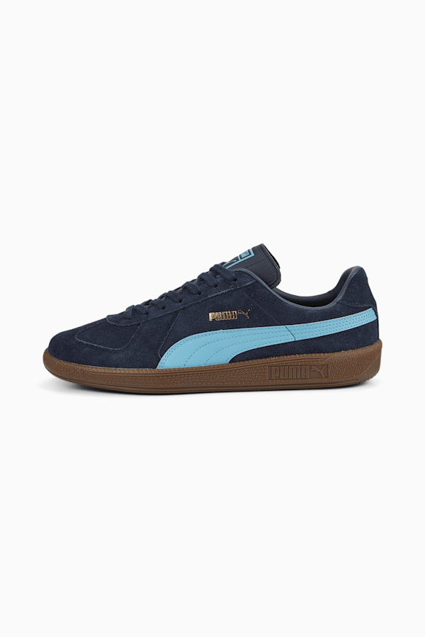Army Trainer Suede Sneakers, Parisian Night-Dusty Aqua, extralarge-GBR