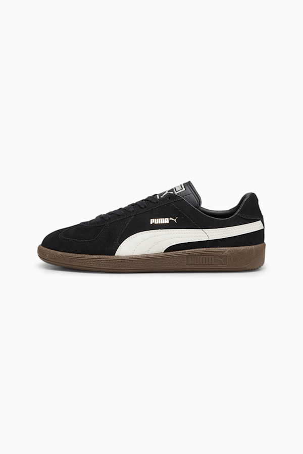 Army Trainer Suede Sneakers, PUMA Black-Alpine Snow, extralarge-GBR
