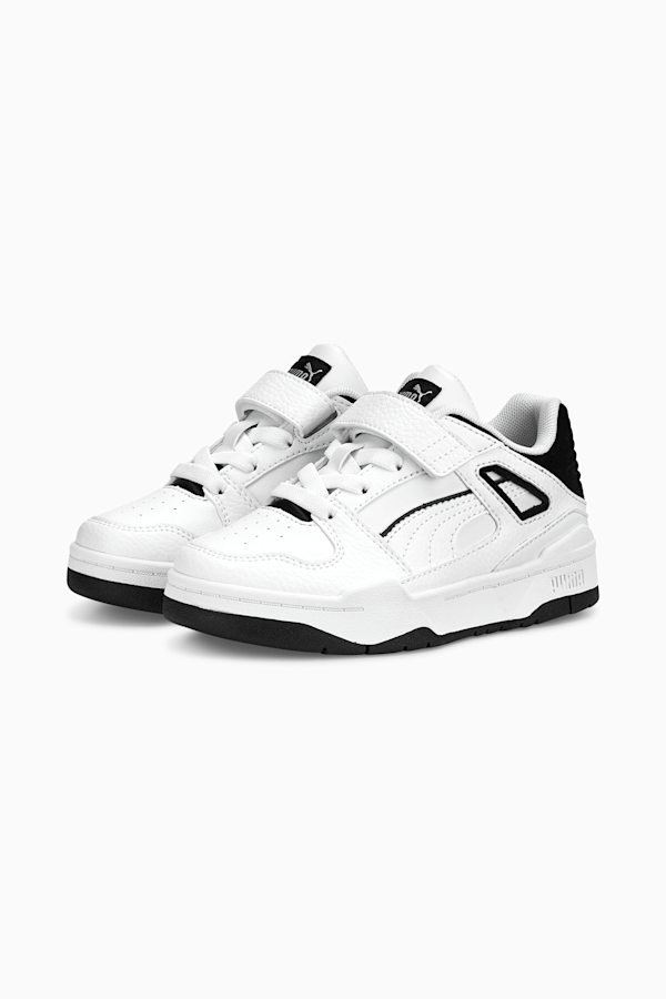 Slipstream Little Kids' Shoes, Puma White-Puma Black, extralarge