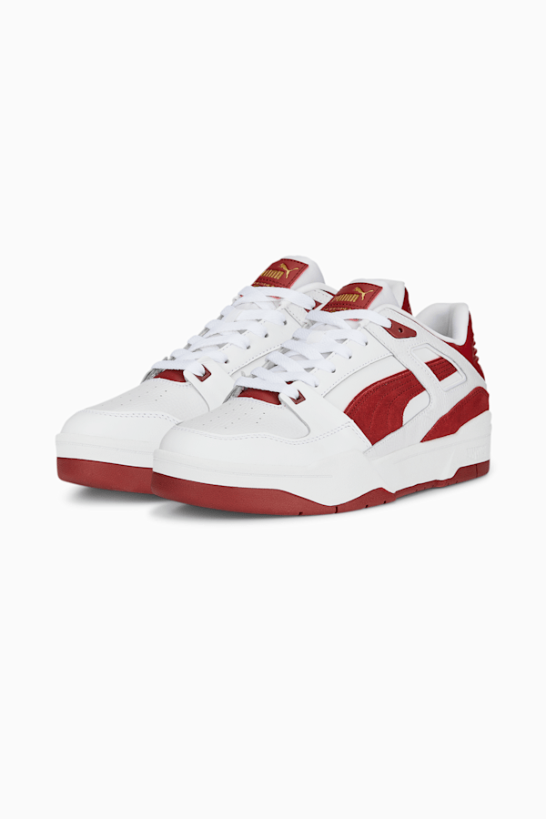 Slipstream Suede FS Sneakers, Puma White-Intense Red, extralarge