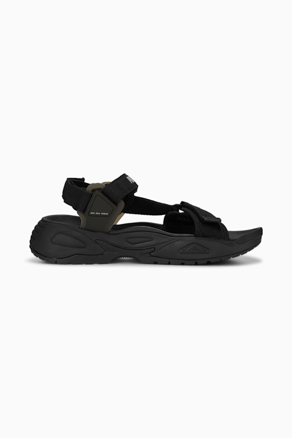 PUMA Traek Lite Sandals, PUMA Black-PUMA Silver, extralarge