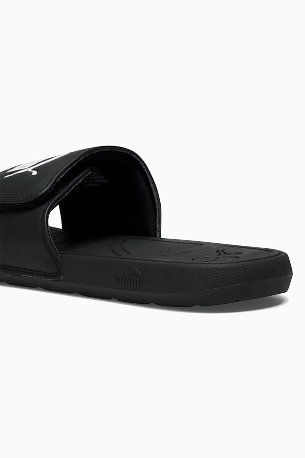 Cool Cat 2.0 Slides, PUMA Black-PUMA White, extralarge