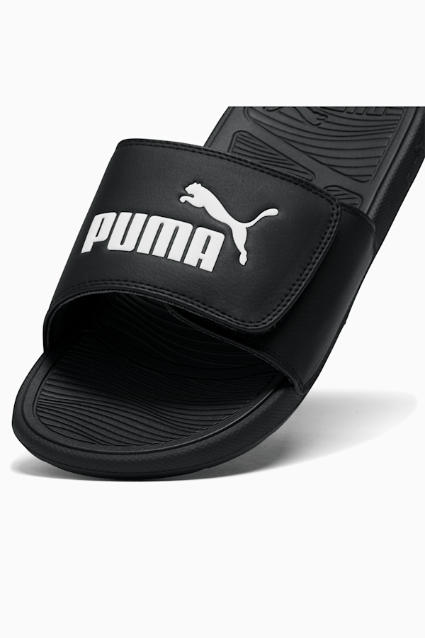 Cool Cat 2.0 Slides, PUMA Black-PUMA White, extralarge