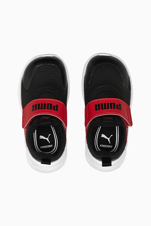 PUMA Evolve Slip-On Toddlers' Sneakers, PUMA Black-For All Time Red-PUMA White, extralarge