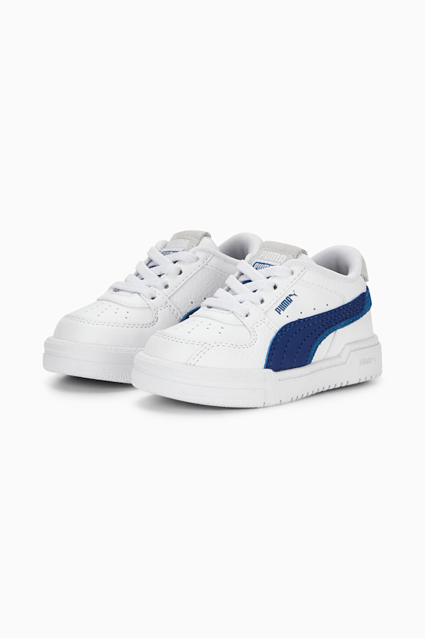 CA Pro Glitch Toddlers' Shoes, PUMA White-Lake Blue-Feather Gray, extralarge