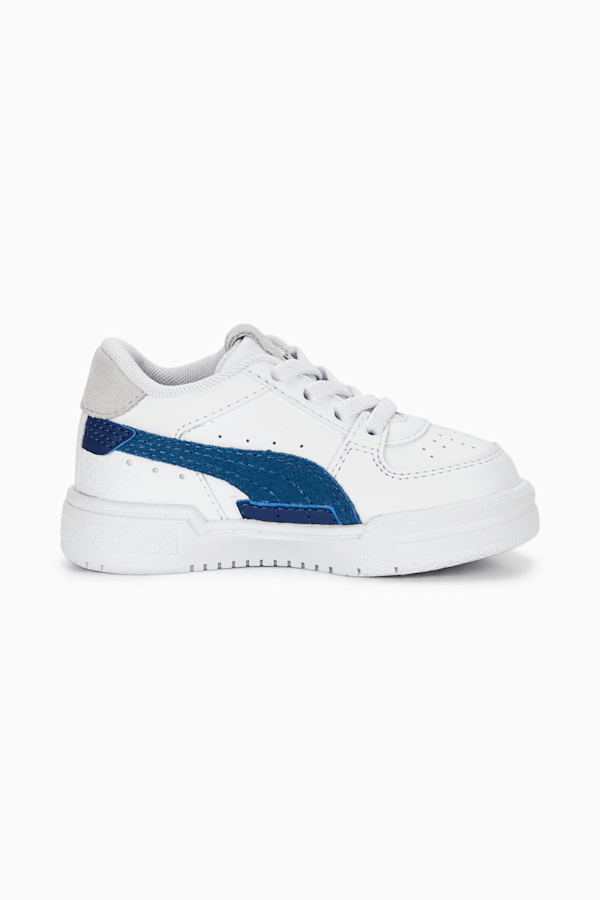 CA Pro Glitch Toddlers' Shoes, PUMA White-Lake Blue-Feather Gray, extralarge