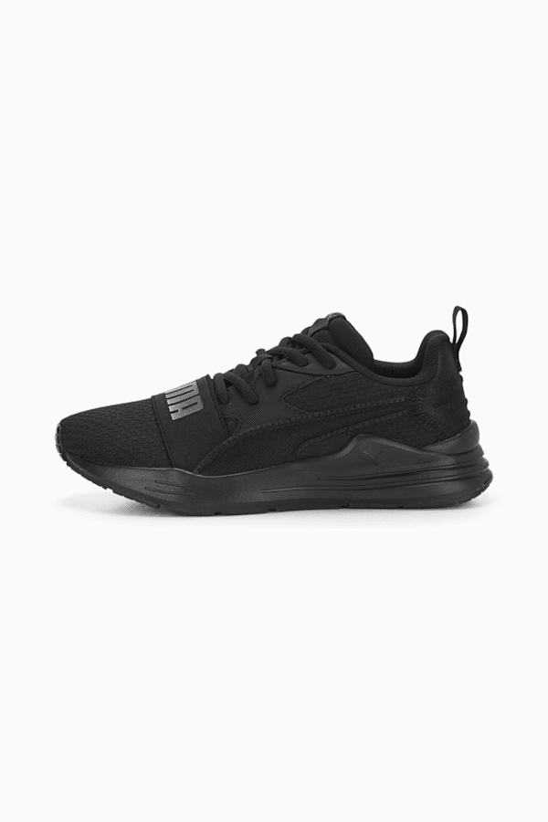 Wired Run Pure Shoes Youth, PUMA Black-PUMA Black-Shadow Gray, extralarge-GBR