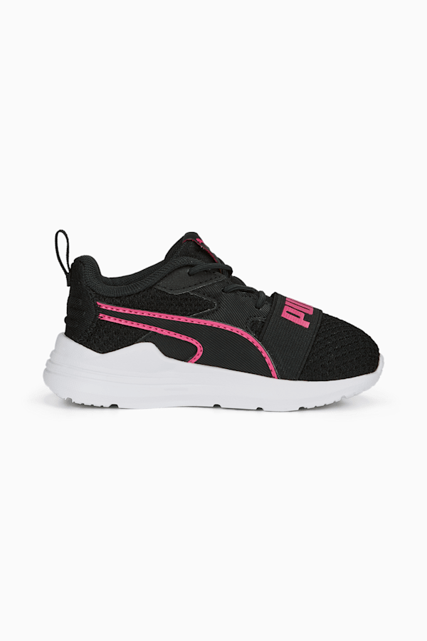 Wired Run Pure AC Shoes Baby, PUMA Black-Glowing Pink, extralarge-GBR
