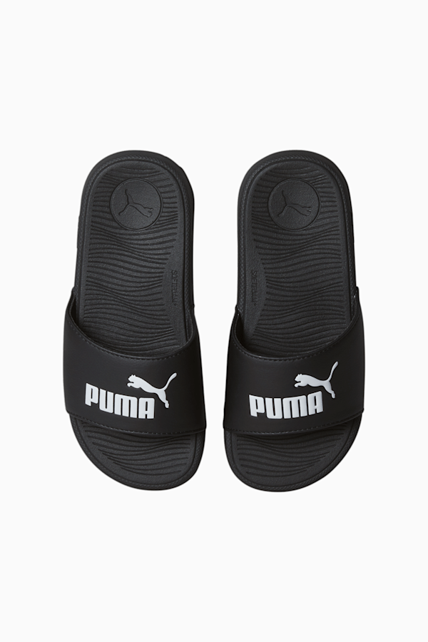 Cool Cat 2.0 Big Kids' Sandals, PUMA Black-PUMA White, extralarge