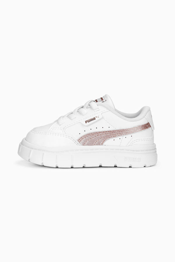 Mayze Stack Shine Sneakers Toddlers, PUMA White-Rose Gold, extralarge