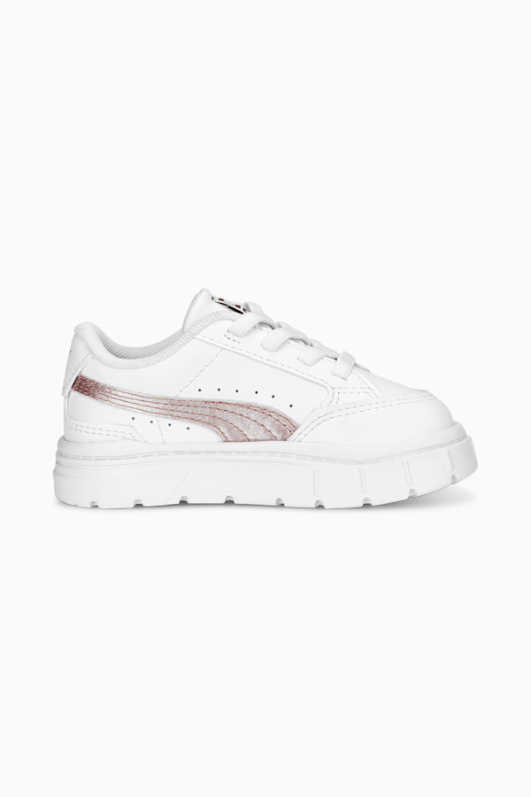 Mayze Stack Shine Sneakers Toddlers, PUMA White-Rose Gold, extralarge