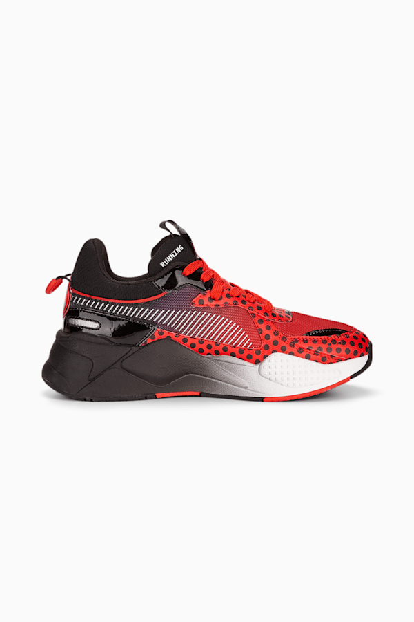 Red and black puma sneakers sales