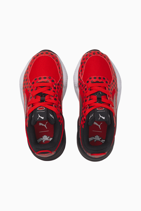 PUMA x MIRACULOUS RS-X Little Kids' Sneakers, PUMA Black-PUMA Red, extralarge
