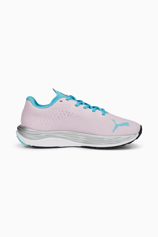 Velocity NITRO 2 Running Shoes Youth, Pearl Pink-Hero Blue-PUMA White, extralarge