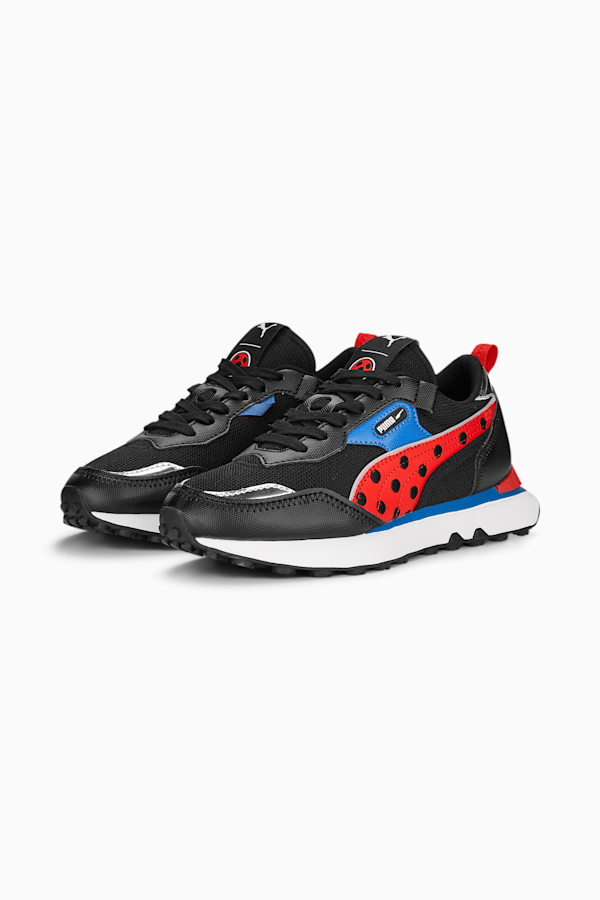 PUMA x MIRACULOUS Rider FV Sneakers Youth, PUMA Black-PUMA Red, extralarge