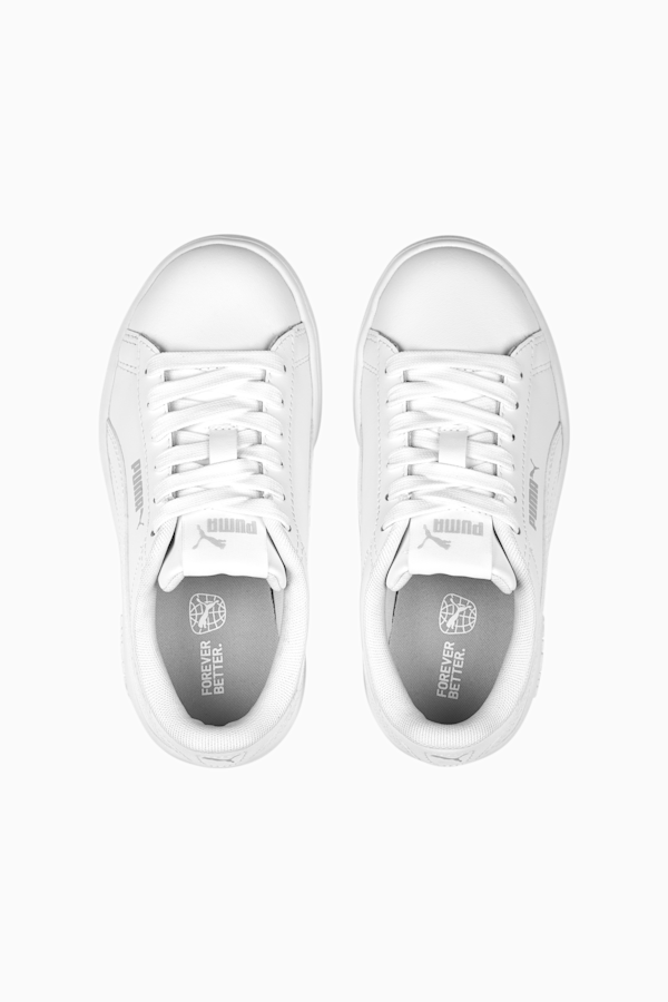 Smash 3.0 L Shoes Kids, PUMA White-Cool Light Gray, extralarge