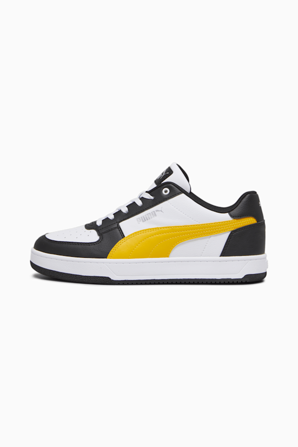 Caven 2.0 Sneakers, PUMA White-Yellow Sizzle-PUMA Black-PUMA Silver, extralarge