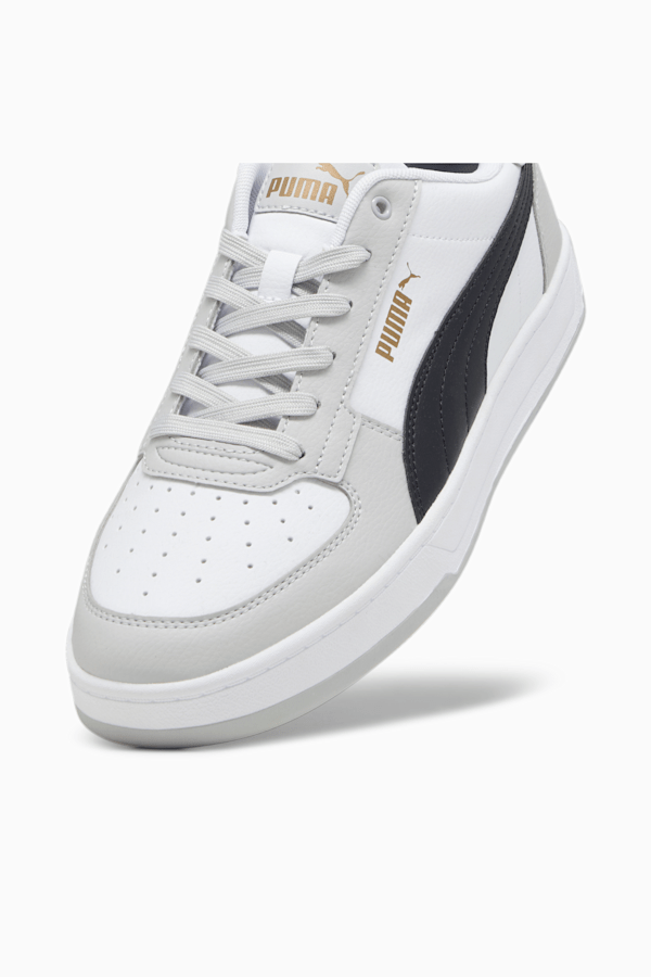 Caven 2.0 Sneakers, PUMA White-PUMA Black-Ash Gray-Gold, extralarge