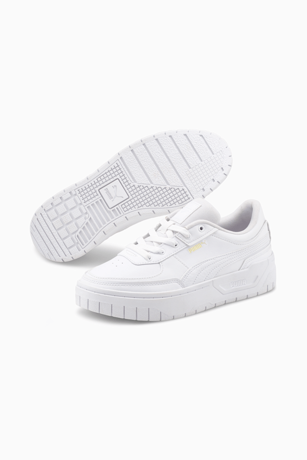 Cali Dream West Coast Leather Women's Sneakers, PUMA White, extralarge