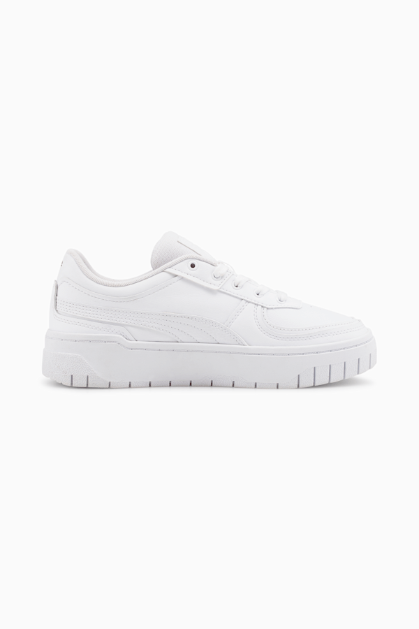 Puma white & black cali leather trainers top