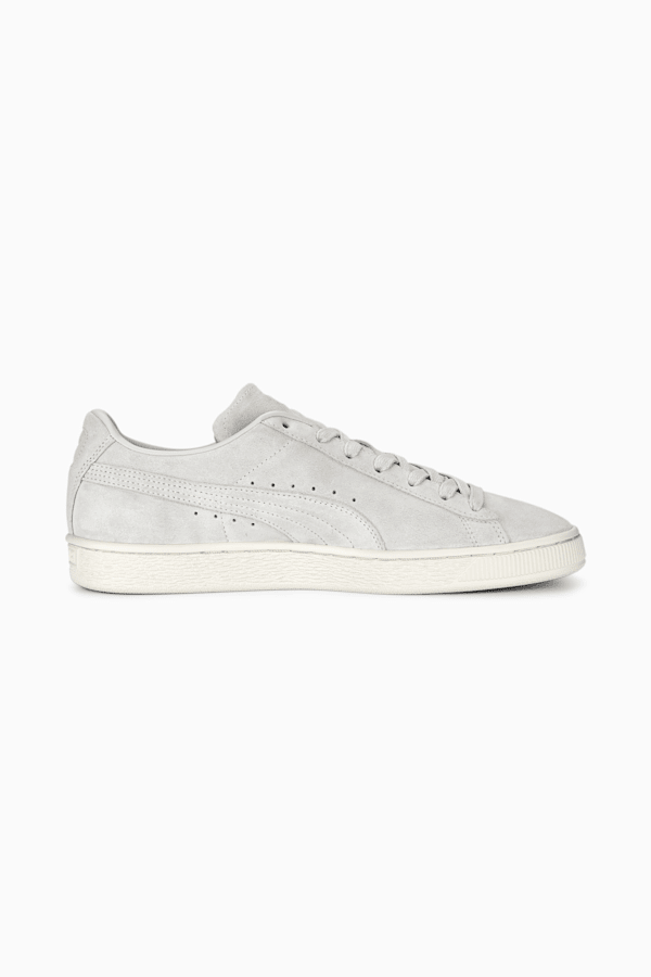 Suede Classic 75th Year Sneakers, Feather Gray-Feather Gray, extralarge