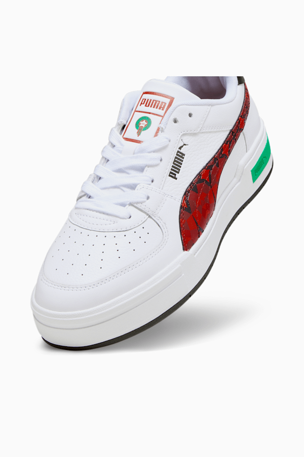 CA Pro Morocco Football Sneakers, PUMA White-PUMA Red, extralarge-GBR