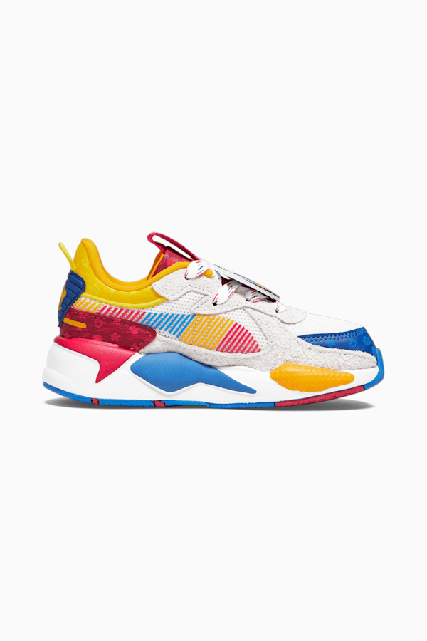 PUMA x PAW PATROL RS-X Team Little Kids' Sneakers, Warm White-For All Time Red-PUMA Team Royal, extralarge