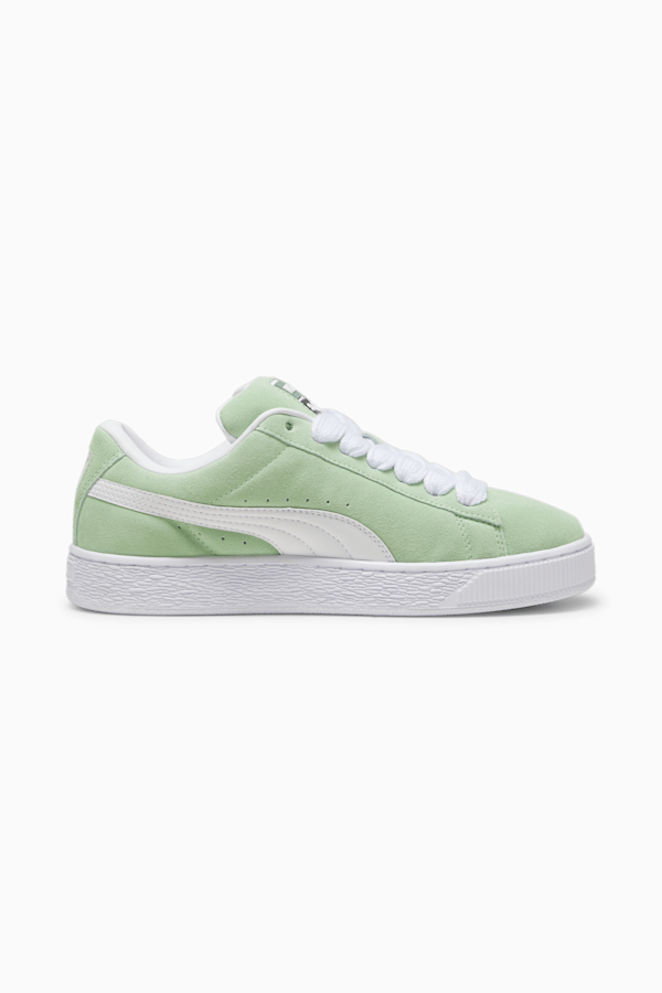 Suede XL Sneakers Unisex, Pure Green-PUMA White, extralarge